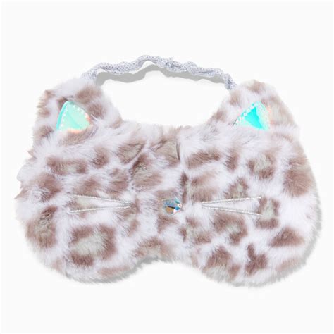 claire s club snow leopard sleeping mask claire s us