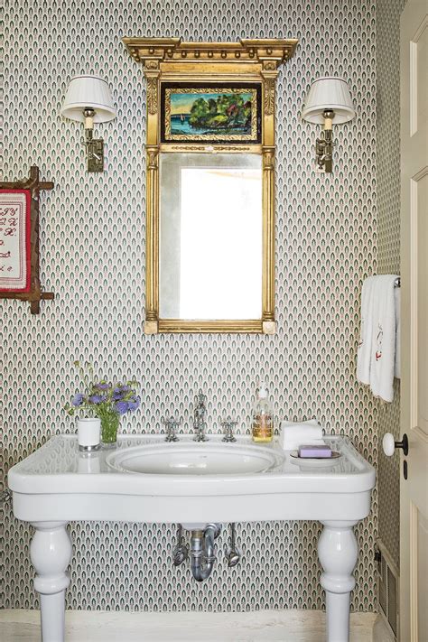 Make Your Bathroom Pop With Wallpaper