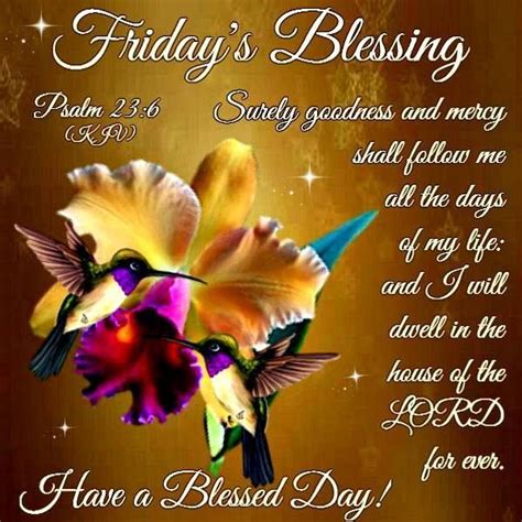 Friday Blessingspsalm 236 Psalms Blessed Friday Good Morning