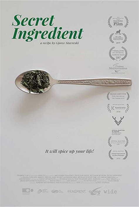 Secret Ingredient 2017 Film Trailer Kritik