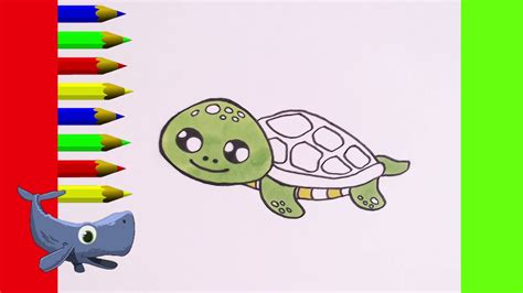 Dibujos Kawaii paso a paso Fácil y divertido Cómo dibujar una tortuga