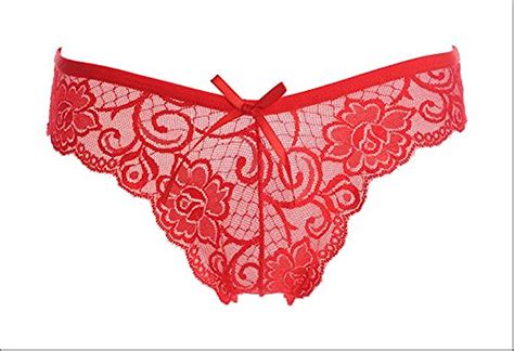 Henraly Sexy See Through Lingerie Lace Thongs Panties Low