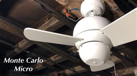 Monte Carlo Micro Ceiling Fan 24” Imovie Edition Youtube