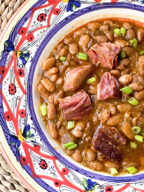 Ham Hocks And Pinto Beans Southern Ham And Brown Beans Recipe