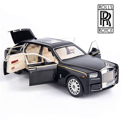 Bdtctk 124 Rolls Royce Phantom Model Carzinc Alloy Pull Back Toy Car