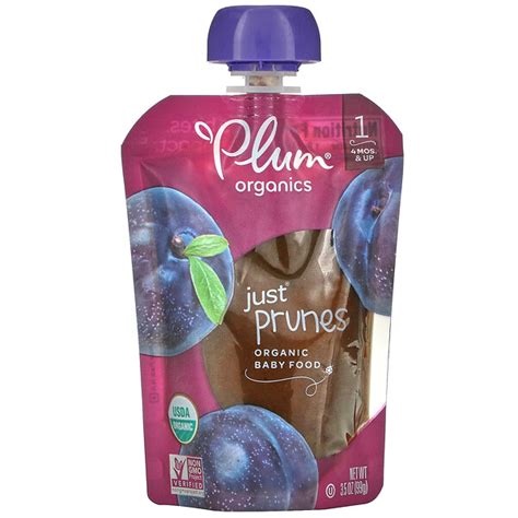 Contactless delivery and your first delivery is free! Plum Organics, Organic Baby Food, Stage 1, Just Prunes, 3 ...