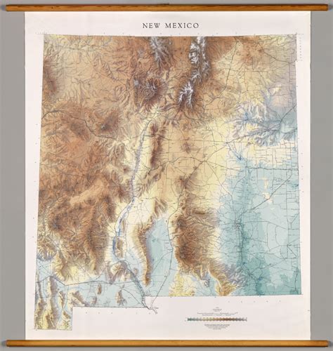 New Mexico Physical David Rumsey Historical Map Collection