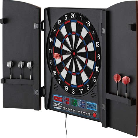 The electronic dartboard and cabinet set with darts has 34 dart games, including 01 and cricket. Best Electronic Dartboards of 2020 (Review & Guides ...