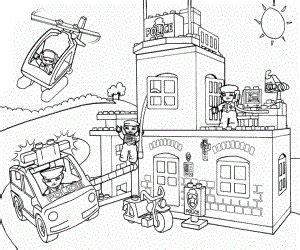 Ausmalbilder Polizeiwache | Lego coloring pages, Police coloring pages