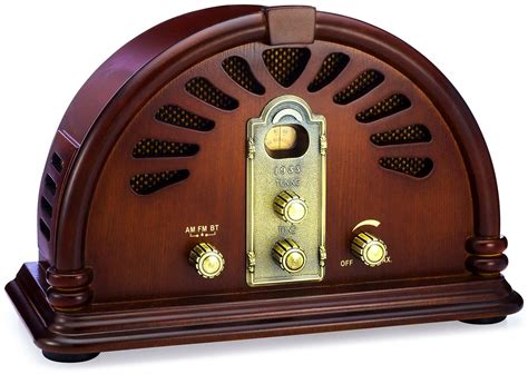 Clearclick Classic Vintage Retro Style Handmade Wooden Amfm Radio W