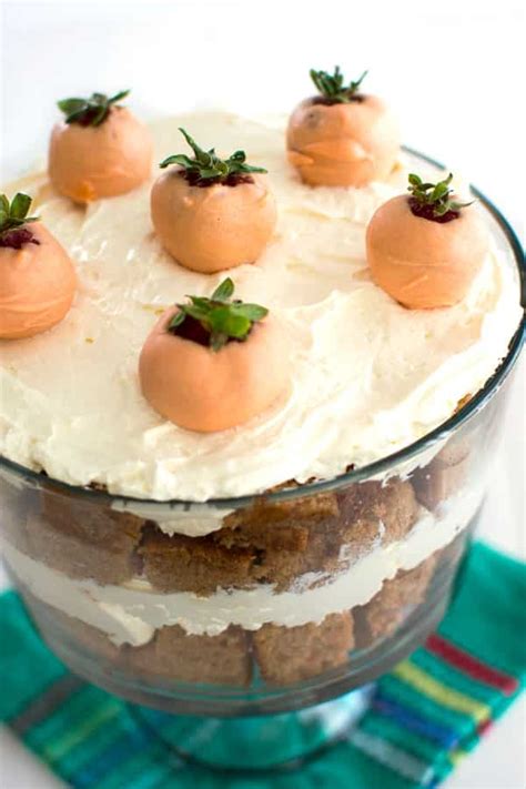 It doesn't have to stop at chocolate eggs! Carrot Cake Trifle (easy Easter dessert recipe!) | Kitchen ...