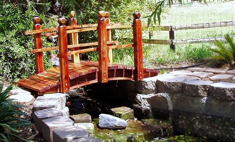 Pond Bridges And Cusom Built Koi Pond Bridges Handcrafted Garden