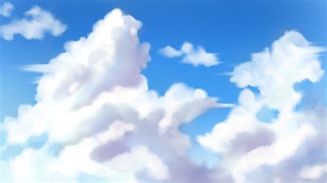 Tutorial Cara Menggambar Background Awan Anime Di Ibis Paint X Ep 21