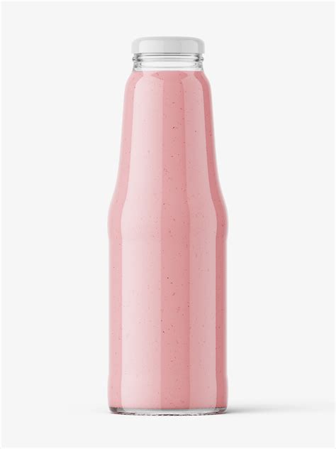 Download Red smoothie bottle mockup - Smarty Mockups