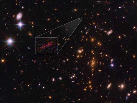 Nasas Hubble And Spitzer Space Telescopes Capture Stunning Image Of Farthest Known Galaxy In