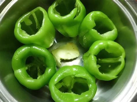 Türkische Paprika klassisches Hauptgericht Etli Biber Dolmasi