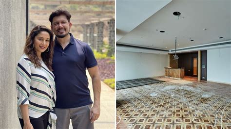 inside photos of madhuri dixit s new home in worli mumbai which she has rented for rs 12 5