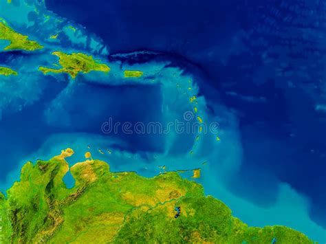 Physical Map Caribbean Stock Illustrations 238 Physical Map Caribbean