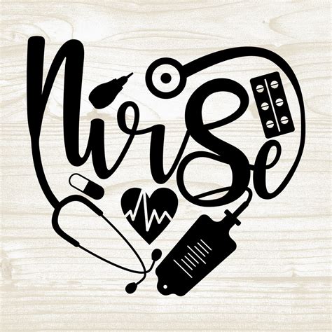 Nurse Svg Files Nurse Life Svg Stethoscope Svg Nurse Mom Etsy