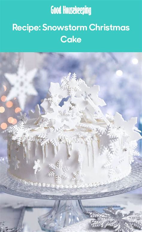 I feel it was worth the. Snowstorm Christmas Cake | Recipe | Best christmas recipes, Christmas cake decorations, Holiday ...