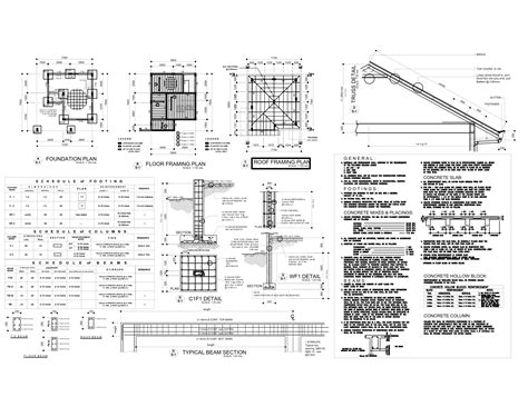 Structural Template For Residential Only Cad Files Dwg Files Plans
