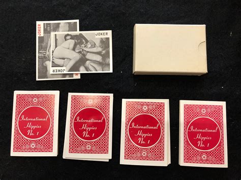 Mint And Unused Set Complete Deck With Original Box Erotica Playing Cards Porno Erotic