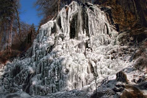 Radau Wasserfall Im Winter Foto And Bild World Deutschland Wasserfall