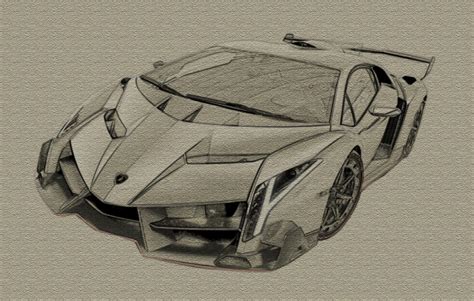 Lamborghini Veneno Canvas Sketch By Zapdosify On Deviantart