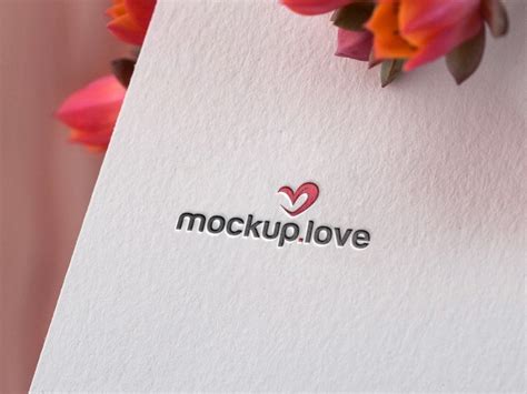 Download Paper Embossed Logo Mockup - Mockup Love