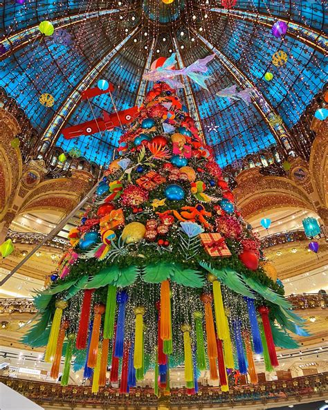Galeries Lafayette Christmas Tree 2024 Paris