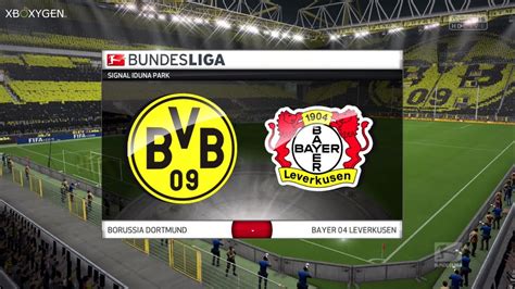 Fifa 16 Xbox One Gameplay Dortmund Bayer Leverkusen Bundesliga