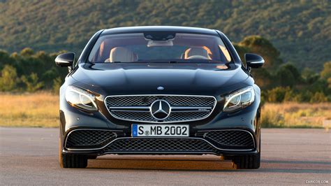 2015 Mercedes Benz S65 Amg Coupe Anthracite Blue Front Hd