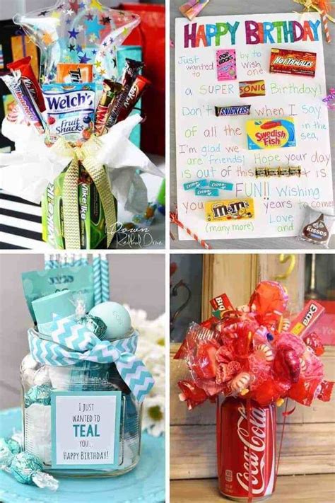 It's a sweet gesture she'll appreciate and not. 43 Creative Candy Gift Ideas | Candy gifts, Creative candy ...