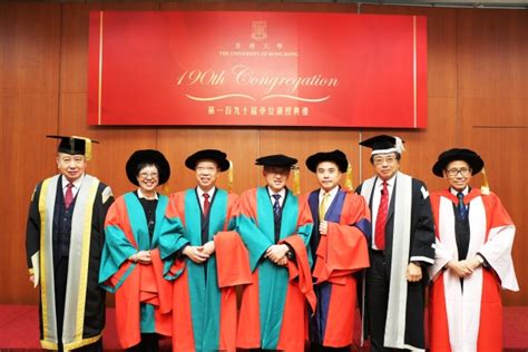 Hku Confers Honorary Degrees Upon Five Outstanding Individuals At The 190th Congregation All