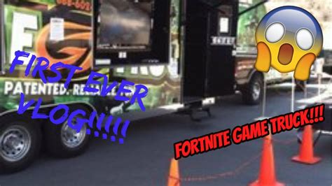 Fortnite Game Truck My First Vlog Youtube