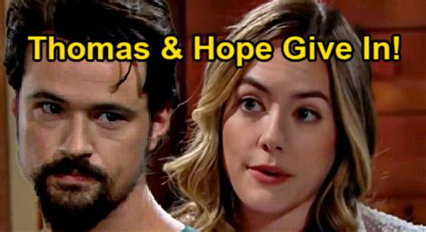 The Bold And The Beautiful Spoilers Thomas And Hopes Perfect Passion