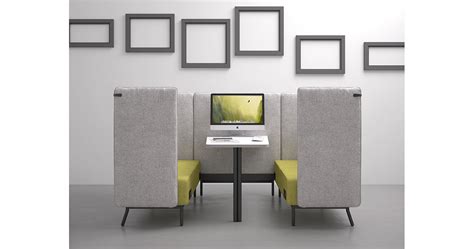 High Back Office Pod Sofa Providing An Acoustic Cocoon Leyform