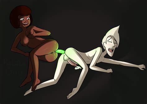 Rule 34 Anal Anal Sex Cartoon Network Dark Skinned Female Dark Skin Double Dildo Double