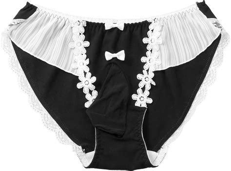 Cheap Good Goods Chictry Men S Lace Frilly Sissy Thong Panties Sheer