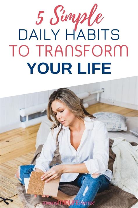 Simple Habits To Transform Your Life Making Midlife Matter
