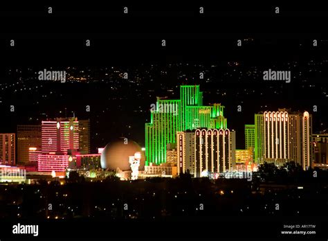 The Skyline Of Downtown Reno Nevada Stock Photo Alamy