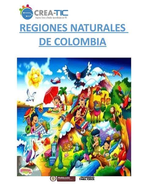 Calam O Unidad Did Ctica Regiones Naturales De Colombia