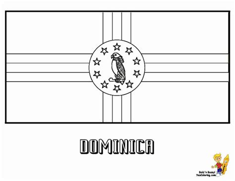 Dominican Republic Flag Coloring Page Flag Coloring Pages Dominican Republic Flag Detailed