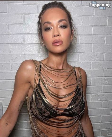 Rita Ora Displays Her Sexy Tits In A Sheer Bra In Nyc Photos