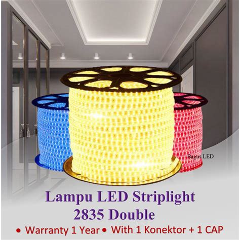 Model lampu baterai panel scc/bcr tiang. *MURAH* LED Strip 2835 Lampu Hias Indoor/Outdoor Flexible ...