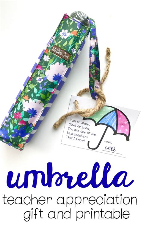 33 employee appreciation gifts to fit any occasion. Teacher Appreciation Gift: Umbrella and Gift Tag ...