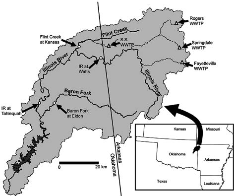 The Illinois River Basin Of Northwest Arkansas And Northeast Oklahoma