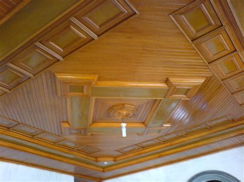 desain plafon kayu modern  klasik