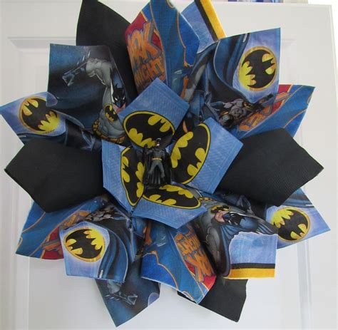 Batman Wreath Great Decor For A Birthday Party Or Bedroom For Anyone