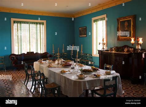 Interior View Dining Room Hermitage President Andrew Jackson Mansion